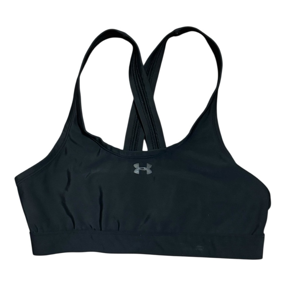 Under Armour Women's Criss Cross Black Sports Bra